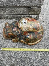 Vintage Japanese Satsuma-Style Hand Painted Cat Figurine – Circa 1910–1935