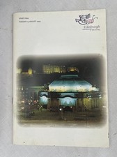 Edinburgh International Festival Usher Hall 15 August 1995 Programme
