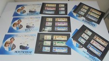5 DIFFERENT CHARLES & DIANA WEDDING STAMP PRESENTATION PACKS FROM COMM COUNTRIES