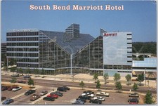 Vintage Postcard South Bend Marriott Hotel USA Modern Design