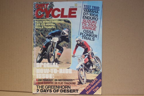 Vintage dirt cycle magazine - vintage,