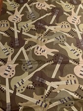 Camouflage Tossed Guitars