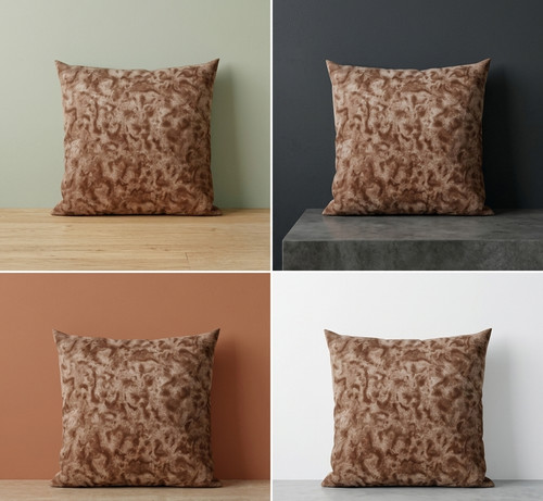 Cushion covers plain brown - plain,