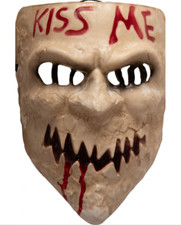 The Purge 3 Mask Kiss Me Halloween Fancy Dress Horror Costume Election Year NEW