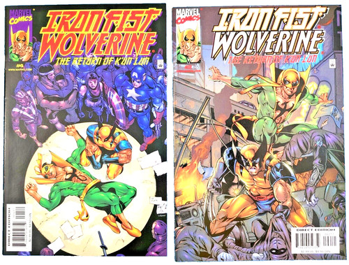 Two iron fist comics - two,