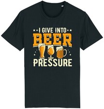 Beer Pressure Funny Lads Pub Ale Drinker T-Shirt Pints Pubs Banter Men's