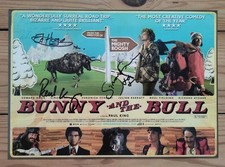 Bunny and the Bull Press Kit / Promo A4 Card Signed by Farnaby, Hogg & Paul King