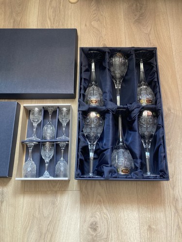 Real crystal glass set - crystal, 6