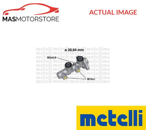 Brake master cylinder metelli - master,