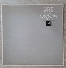 NSU Range Brochure c.1968 - Prinz Spider 1000 1200 TT TTS Ro 80  - Large Format