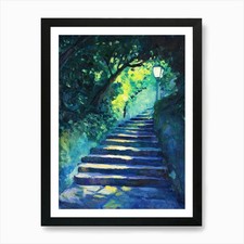 Stairway To Heaven 64 Art Print Framed Wall Art Poster Canvas Print Picture