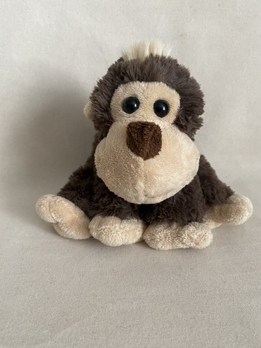 Brown monkey soft toy - brown,