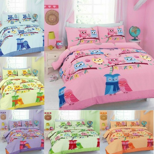 Cute owl duvet - owl,