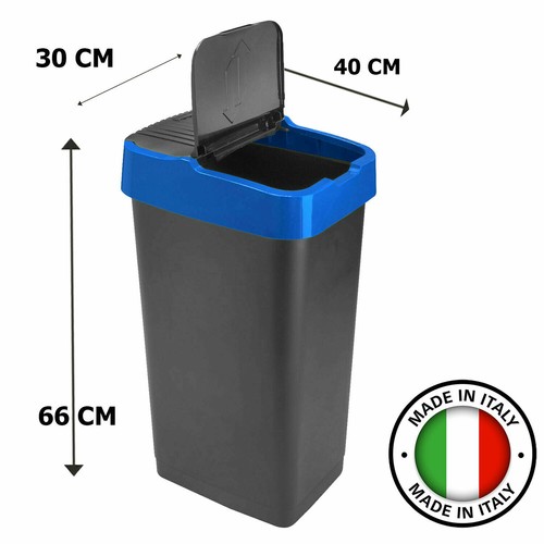 60l plastic swing waste bin - swing,