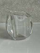 Handblown Clear Glass Vase
