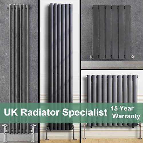 Anthracite designer radiator - anthracite,