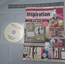Debbie Moore bundle 4 magazines with cds Sarah Davies craft ideas