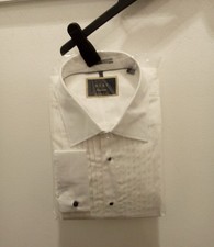 Next White Pleated Double Cuff