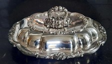 Superb, Heavy Sheffield Ornate  Silver Plated Lobed Entree Dish Tureen 1790+