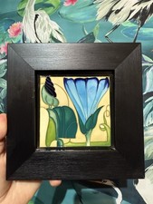 Moorcroft Framed Tile Wall Plaque 2007
