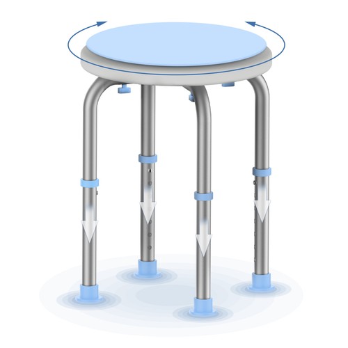 Shower stool bathing chair - shower,