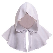 Halloween Party Costume Hooded Cloak Cape Cowl Witch Hooded Cape Short Cloak UK