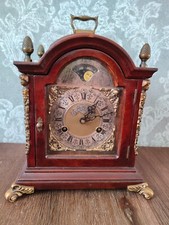 Vintage John Thomas London Wuba Mantel Mantle Clock with Moonphase. 20th century