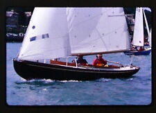 1985 35mm Original Colour Slide Transparency Retro Old Color Boat Dinghy Sailing