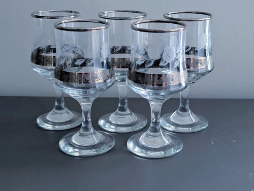 Vintage Set of 5 Dema Sherry
