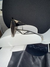 Prada Sunglasses – Cat Eye – Brown Gradient Lenses – Authentic w/ Case & Pouch
