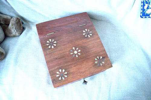 Solid teak wood - wood, box