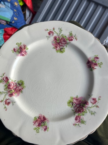 English porcelain plate set - english,