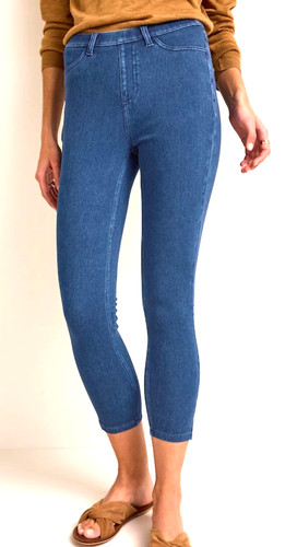Next blue jersey - denim, cropped