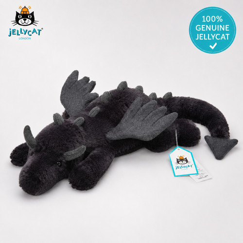 Jellycat onyx dragon plush toy - jellycat,