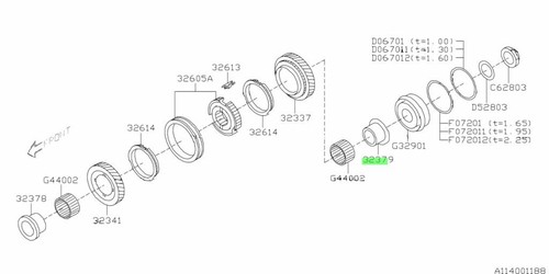 Bushing drive gear 5th for - bushing,