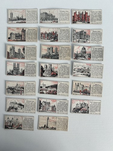 Typhoo tea cards famous - tea,