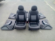 VAUXHALL INSIGNIA A ELITE HATCH BLACK LEATHER INTERIOR SEATS + DOOR CARDS 09-17