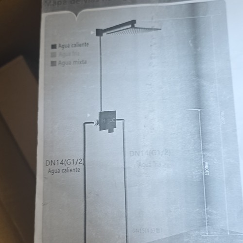 Concealed thermostatic shower - concealed,