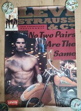 Bundle Of 7 Vintage Levi Strauss Jeans 1990's A1 Promotional Posters