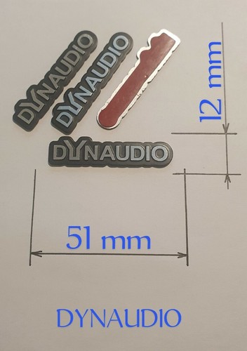 4pcs dynaudio aluminium badge - 4pcs.,