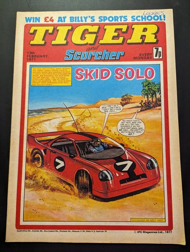 Tiger and scorcher comic 12th - tiger,