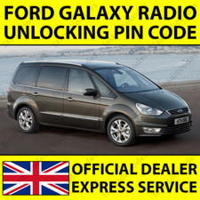 ✅FORD GALAXY CAR RADIO UNLOCKING PIN CODE FOR SONY 6000 CD 4500 RDS TRAVELPILOT✅