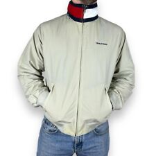 Vintage Tommy Hilfiger Windbreaker Jacket, Cream, Fits Medium (JKT494)