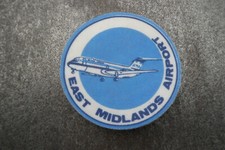 East Midlands Airport Cloth Patch Badge (L75S)