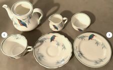 Rare Antique 1920 Rd:679832 Royal Doulton H1167 “Kingfisher” Part Tea Set