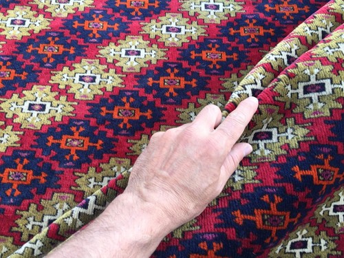 Fine antique turkmen rug wool - fine,