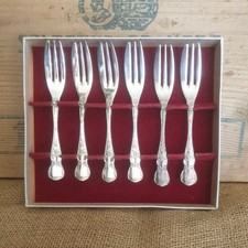 6 Rodd Vtg Cake Pastry Forks
