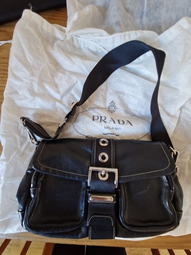 Prada buckle shoulder bag - shoulder,