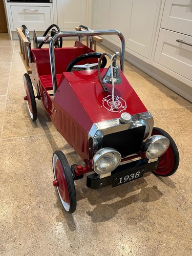 Vintage fire engine - vintage, pedal