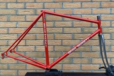 brian rourke reynold 531sl steel road bike frameset, resprayed by Bryan Warnett 